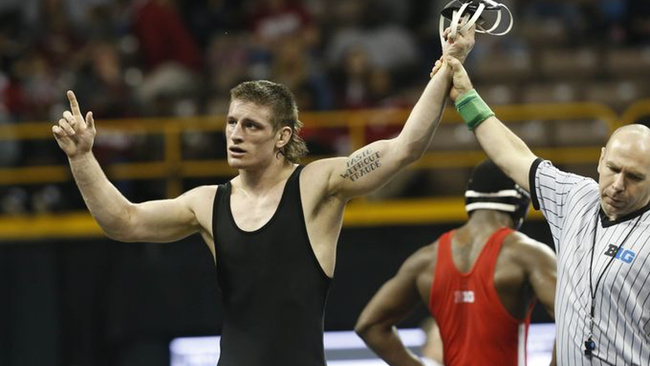 Iowa Wrestler Wins Big Ten Championship, Just Wants to Talk About His Mullet community news, Iowa Wrestler Wins Big Ten Championship, Just Wants to Talk About His Mullet