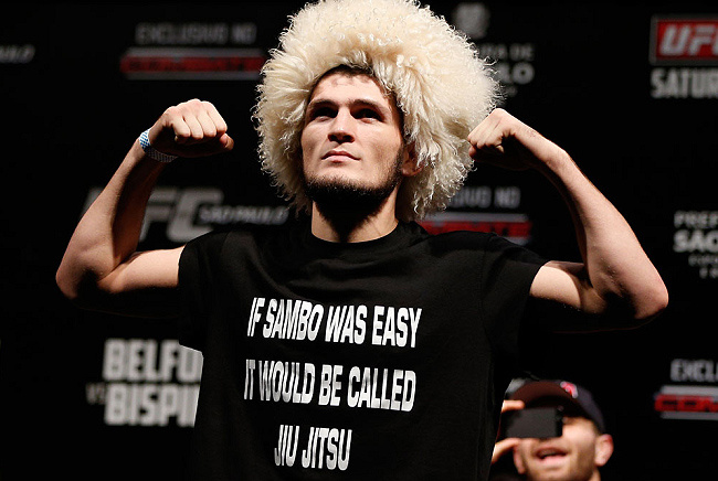 Blonde hotsell wig khabib